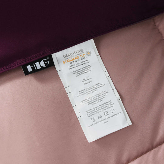 Plum Color All Season Lightweight Down Alternative Comforter Set