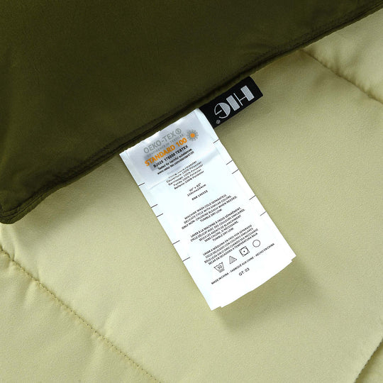 Olive Green All Season Lightweight Down Alternative Comforter Set