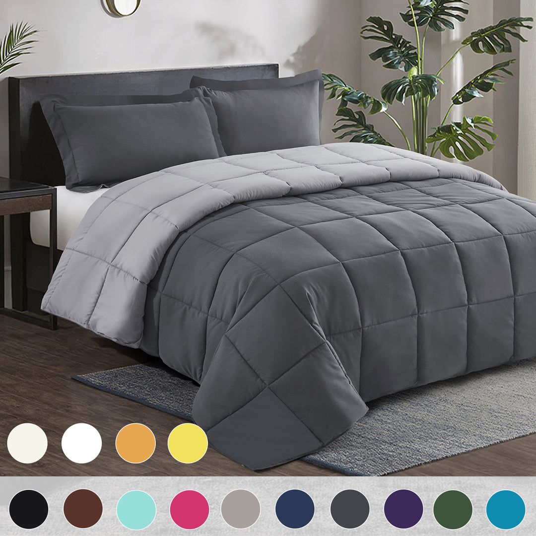 All Season Lightweight Down Alternative Comforter Set