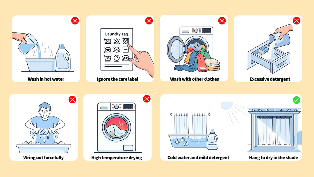 How to Wash Window Curtains Without Damaging the Fabric
