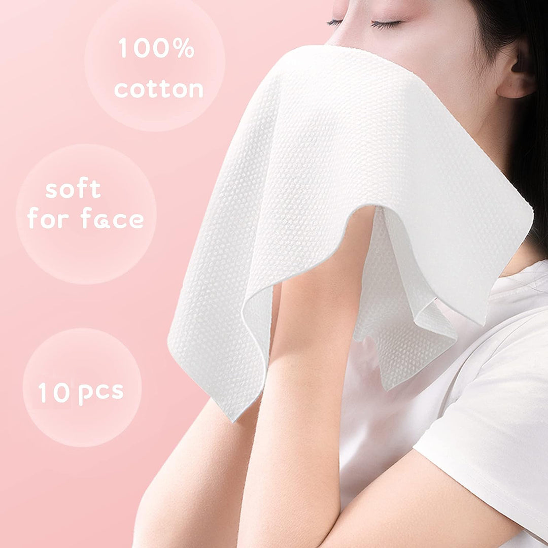 Disposable Compressed Towel, Soft Compressed Face Hand Wipe, Portable Compressed Coin Tissue for Travel/Home/Camping (30 Pcs)