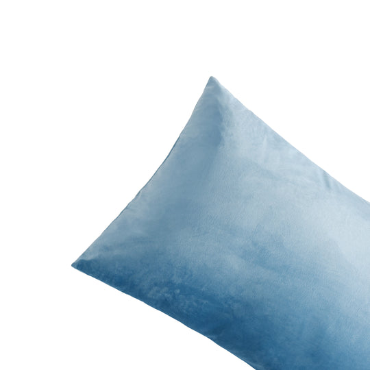 Full Body Pillow 20" x 54" with Removable Velvet Cover, Supportive Long Pillow for Adults & Pregnant Women Side Sleepers