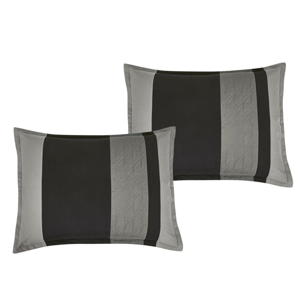 Closeout - 6 Piece Luxury Patchwork Comforter Set, 22730