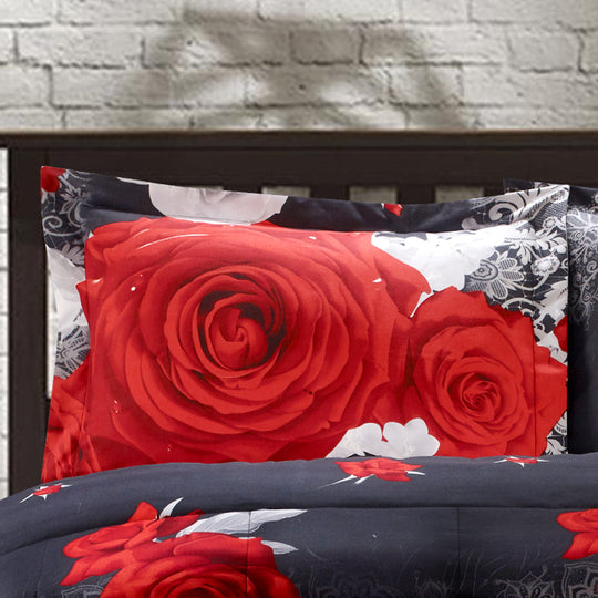 3 Piece 3D Promise Romantic Moment Print Woman Girl Comforter Set