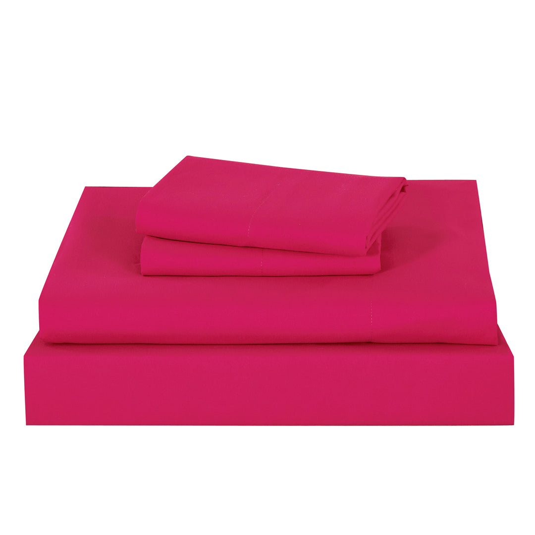 Luxury 9-Piece Geometric Grid Comforter Set in Black & Hot Pink – Complete Bedding with Sheet Set Included