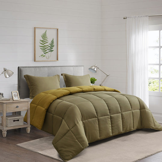 3 Piece All Season Lightweight Down Alternative Comforter Set