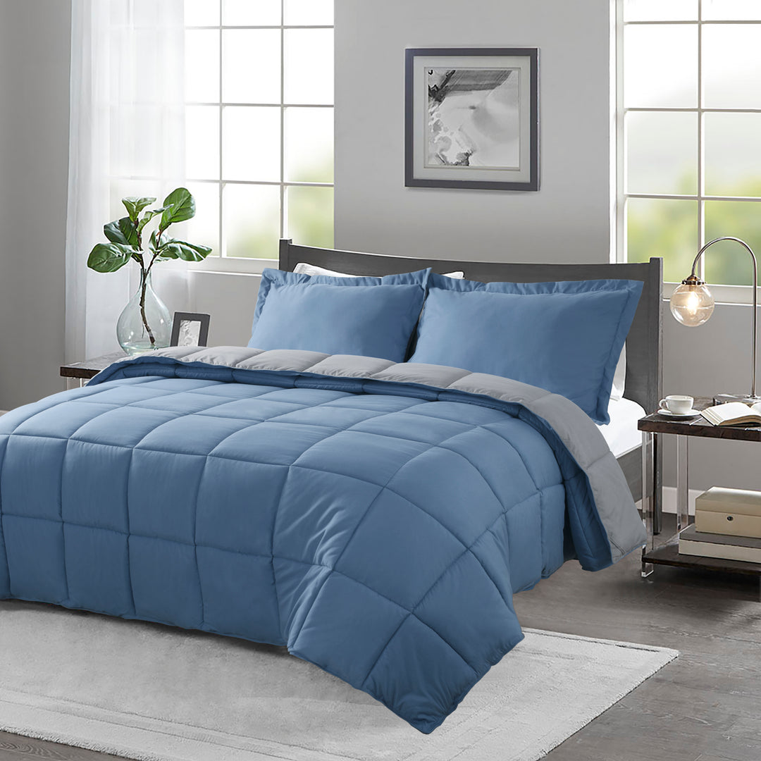 3 Piece All Season Lightweight Down Alternative Comforter Set