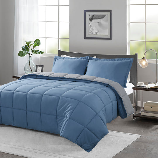 3 Piece All Season Lightweight Down Alternative Comforter Set