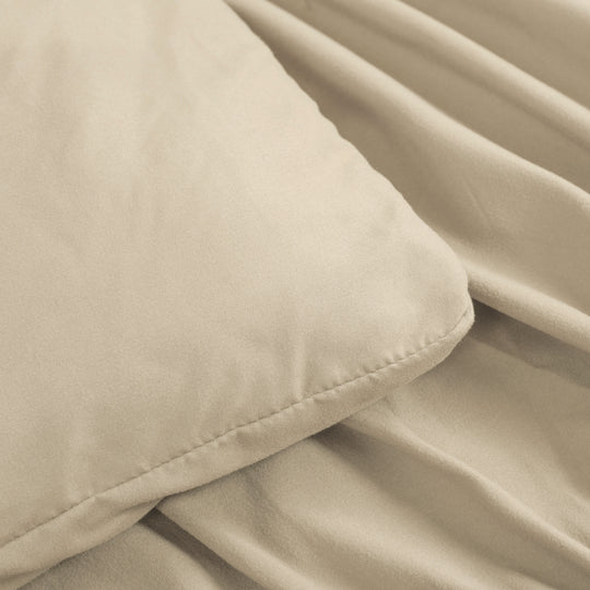 3-Piece Romantic Ruched Ruffle Duvet Cover Set, French Cottage Style Bedding