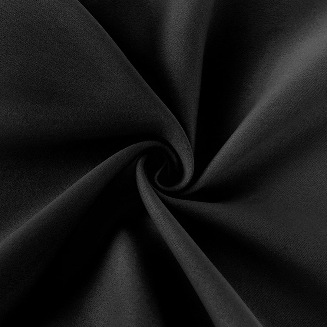 Handcrafted Bow Tie Blackout Ruffle Window Curtain Valances for Windows/Bathroom/Living Room/Bedroom (Set of 2)