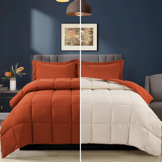 3 Piece All Season Lightweight Down Alternative Comforter Set