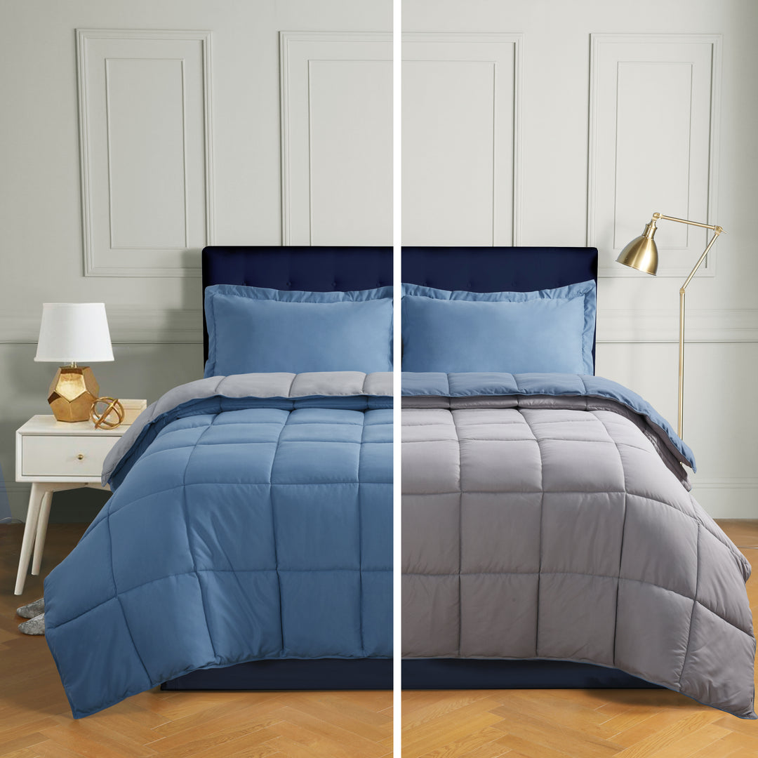 3 Piece All Season Lightweight Down Alternative Comforter Set