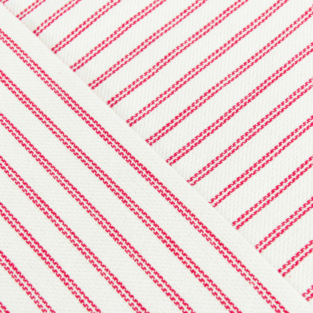 Closeout - Striped Linen Throw Pillow Covers - Set of 2, 18"x18",N60004