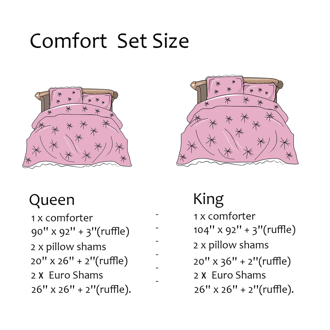 Hig 5 Piece Bed in a Bag Comforter Set