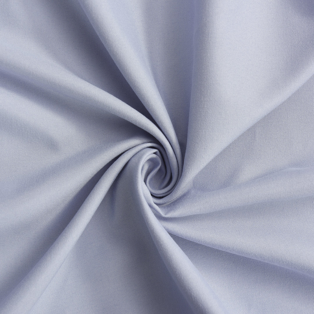 Luxurious Farmhouse Unique Pleated Cloth Fabric Shower Curtain 72x72 Extra Long Bathroom Curtain