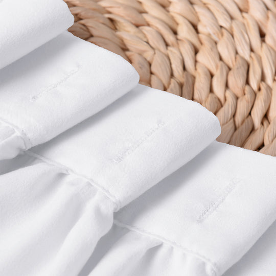 Luxurious Farmhouse Unique Pleated Cloth Fabric Shower Curtain 72x72 Long Bathroom Curtain
