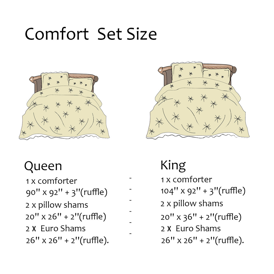 Hig 5 Piece Bed in a Bag Comforter Set