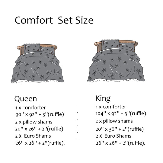 Hig 5 Piece Bed in a Bag Comforter Set