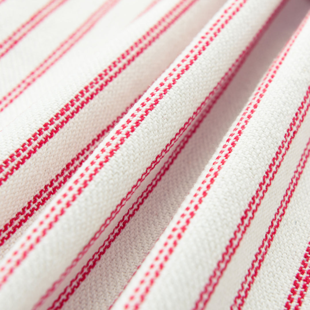 Closeout - Striped Linen Throw Pillow Covers - Set of 2, 18"x18",N60004