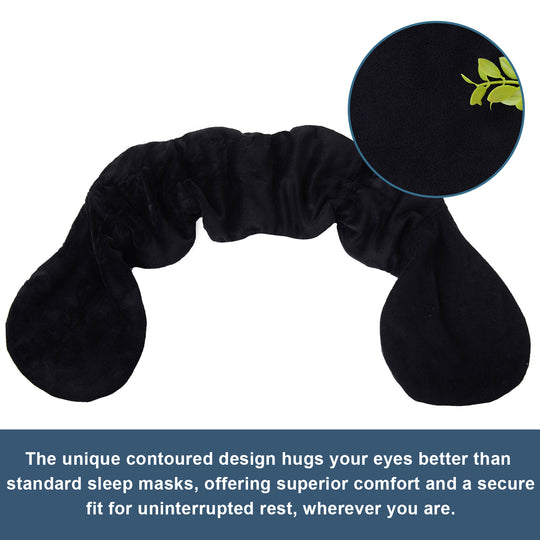 HIG Weighted Sleep Mask with Glass Beads for Men Women Sleeping Nap Travel