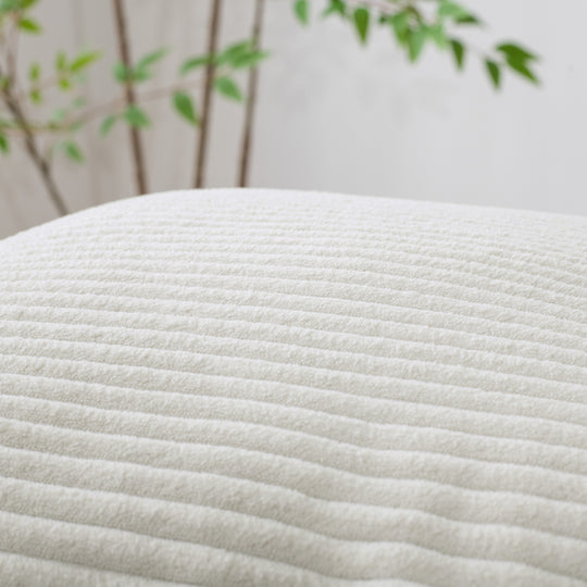 Ribbed Corduroy Decorative Throw Pillows Set of 2,Square Accent Pillows with Covers & PP Cotton Inserts