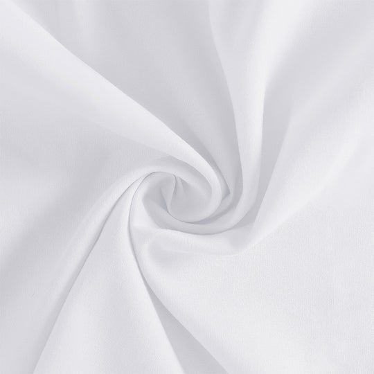 Luxurious Farmhouse Unique Pleated Cloth Fabric Shower Curtain 72x72 Long Bathroom Curtain