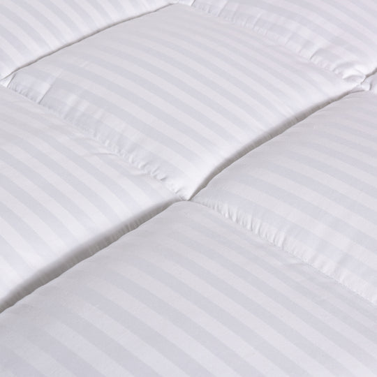 HIG Breathable Cotton Mattress Pad King Size, Fluffy Fitted Mattress Cover Protector with 8-21" Deep Pocket, Thick Quilted Pillow Top Mattress Topper for Back Pain, White