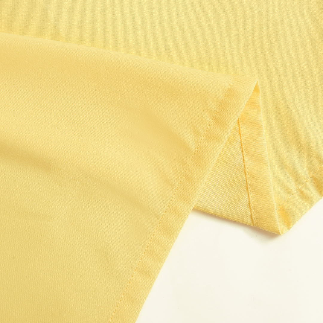 Luxurious Farmhouse Unique Pleated Cloth Fabric Shower Curtain 72x72 Extra Long Bathroom Curtain
