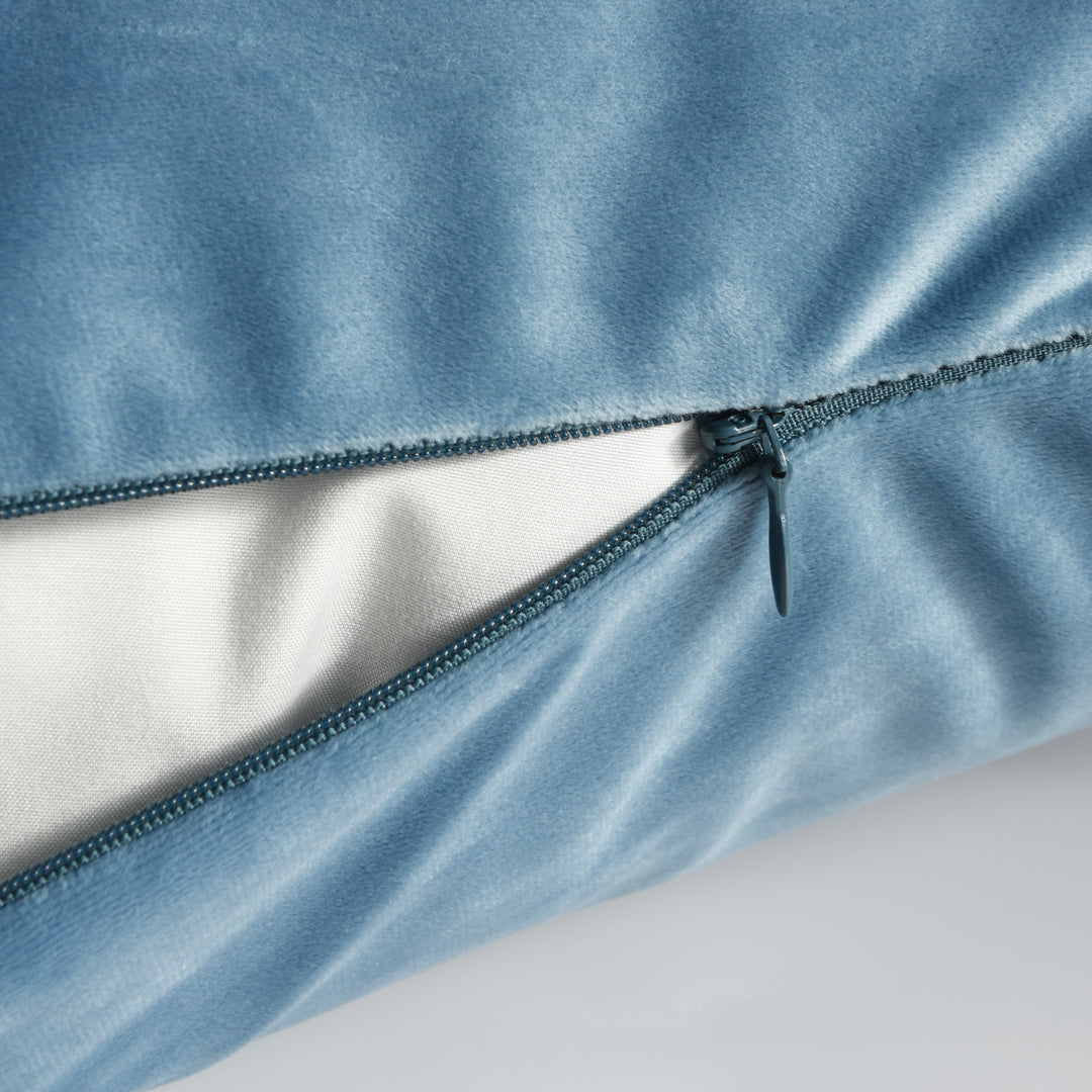 Full Body Pillow 20" x 54" with Removable Velvet Cover, Supportive Long Pillow for Adults & Pregnant Women Side Sleepers