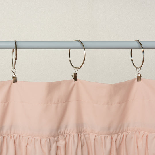 Ruffled Floral Applique Tier Curtains – Brushed Fabric Decorative Kitchen Curtains (Set of 2)