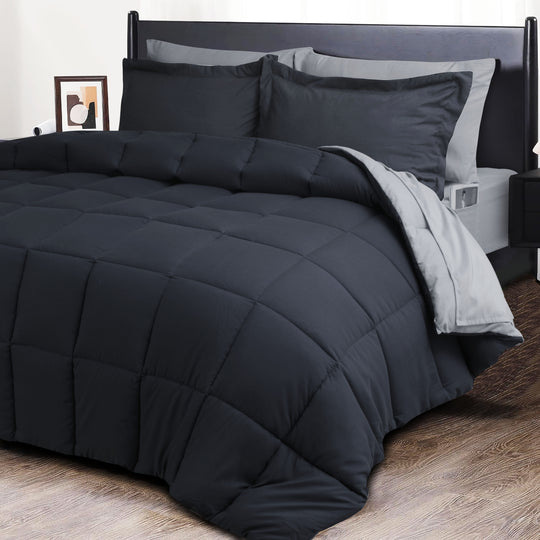 HIG Reversible and Lightweight  Comforter Set All Season