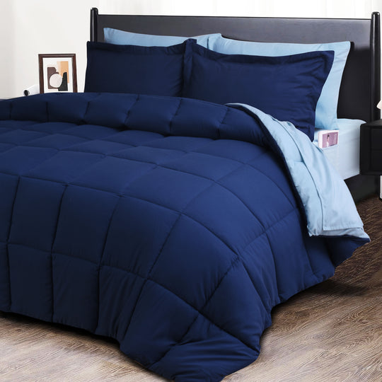 HIG Reversible and Lightweight  Comforter Set All Season