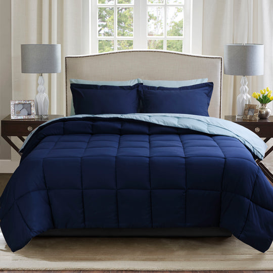 HIG Reversible and Lightweight  Comforter Set All Season