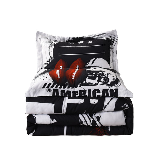 3D Print American Football All Season Comforter Set-S25